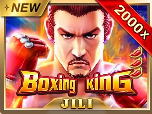 Player hitting a big win on the Boxing King Slot