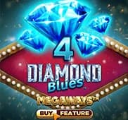4 Diamond Blues Megaways MicroGaming bonus reel view