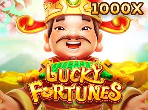 Jackpot screen display in the Lucky Fortunes Game