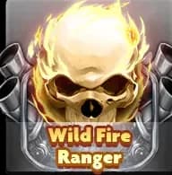 Big win animation on Wild Fire Ranger Slot